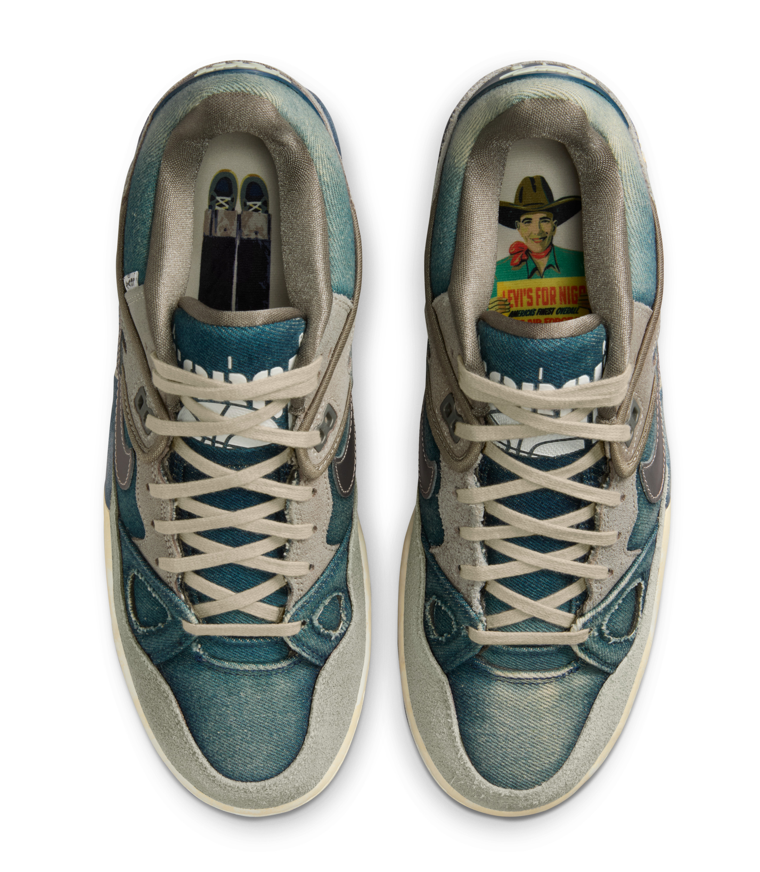 Levi's x Nigo x Nike Air Force 3