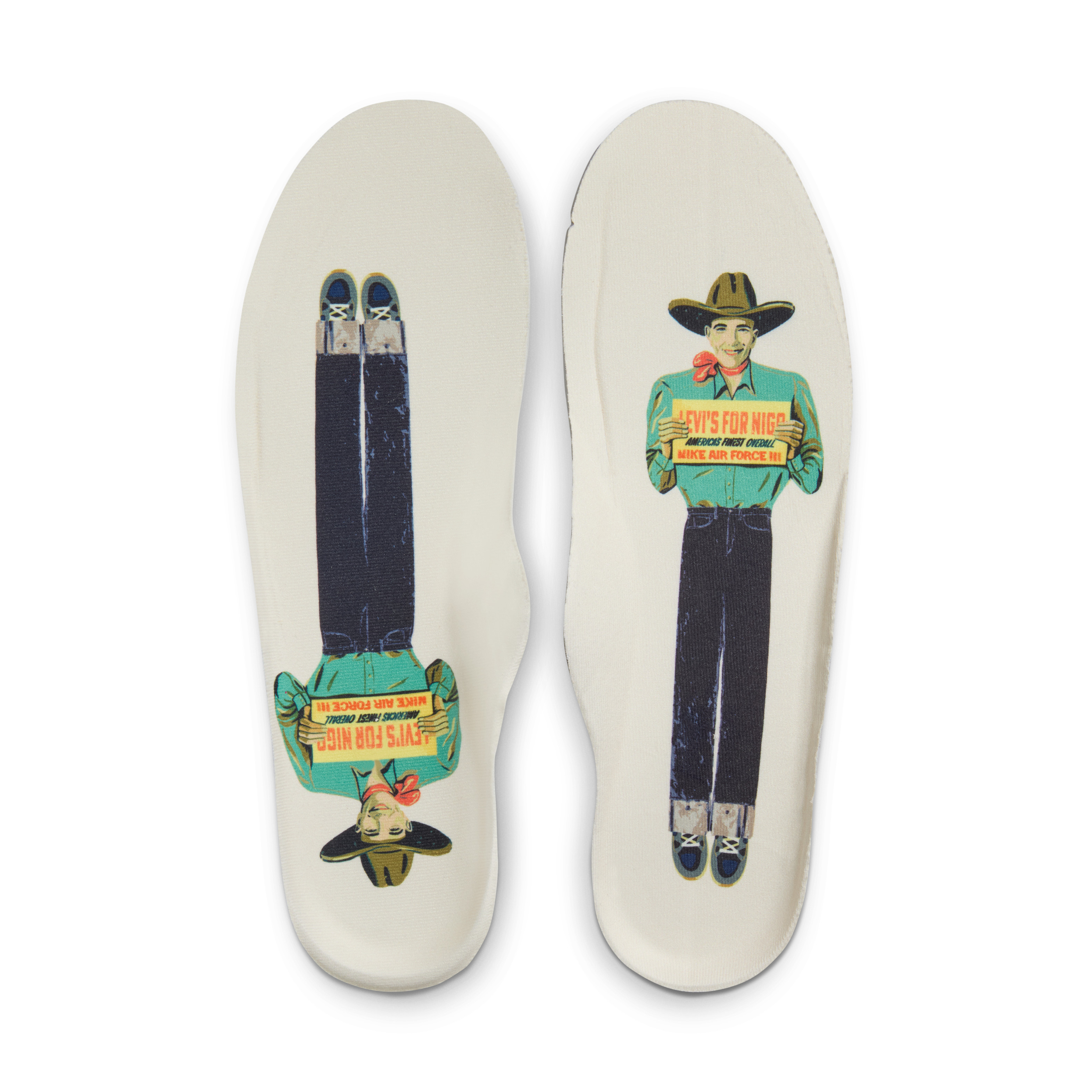 Levi's x Nigo x Nike Air Force 3
