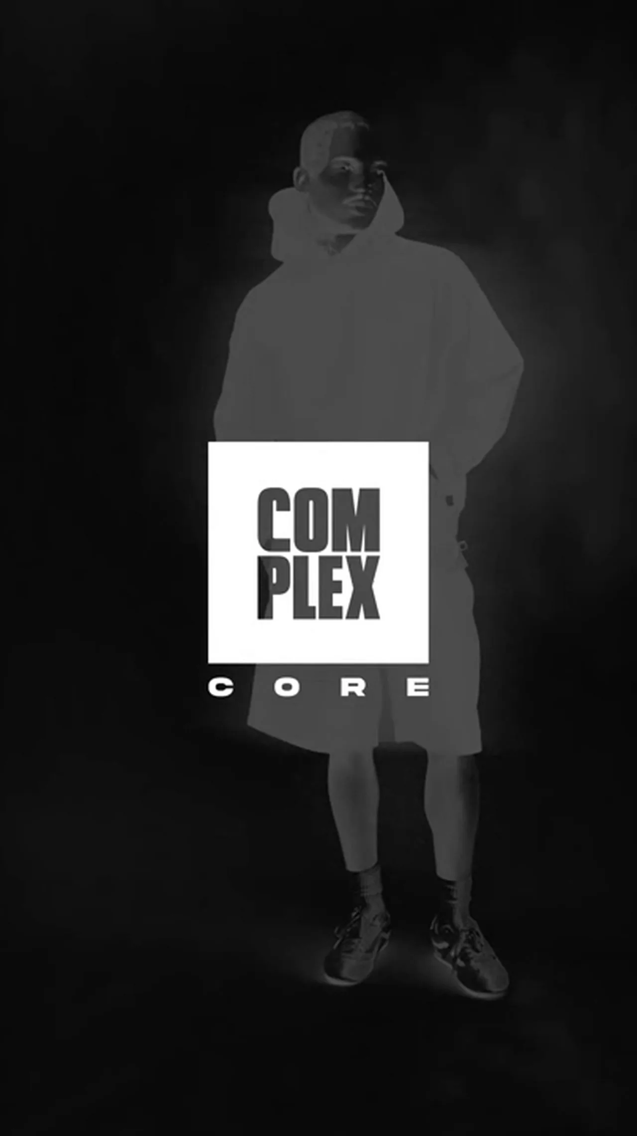 Complex Core Zip Hoodie (Black)